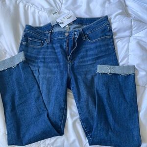 NWT PAIGE KYLIE CROP RAW HEM